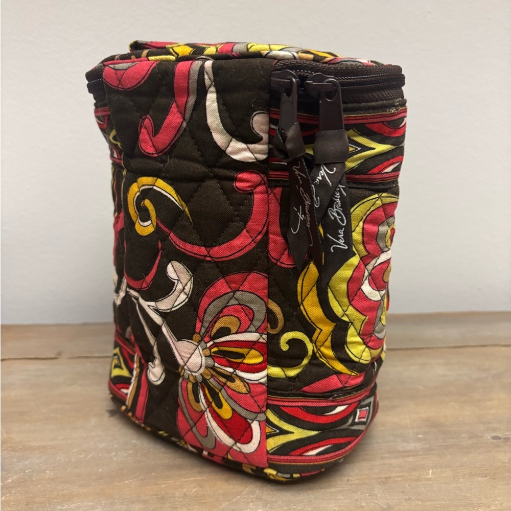 Vera Bradley Puccini Cool Keeper Insulated Small Lunch Baggie 7.25 inches tall - Picture 2 of 9